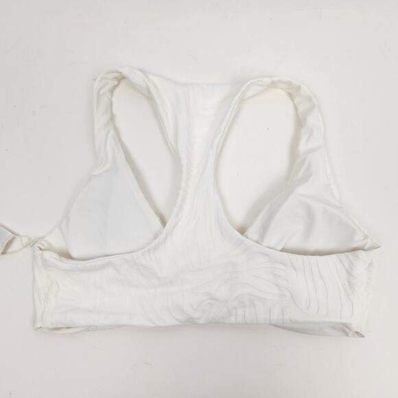 L*Space Jaylo Bikini Top in Cream Racerback Size XS NWT - Picture 5 of 7